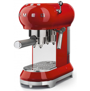 Smeg – Machine à café expresso Années 50 rouge