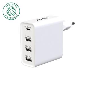 Chargeur secteur USB Eco - 4 ports USB
