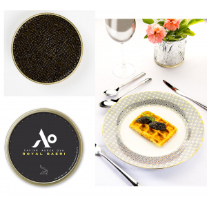 Aurea Ova – Boîte de caviar Royal Baeri 125 g