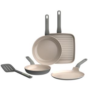 Set de poêles Leo Moonmist 4 pièces