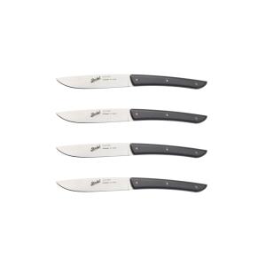 Couteaux à steak X4 Acier inoxydable noir