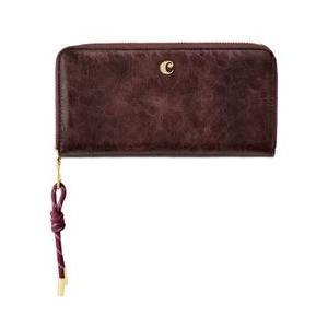 Portefeuille Philomène bordeaux/or