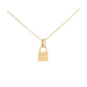 Collier Violette doré