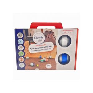 Jeu de 6 boules de pétanque La Schmolle - intérieur