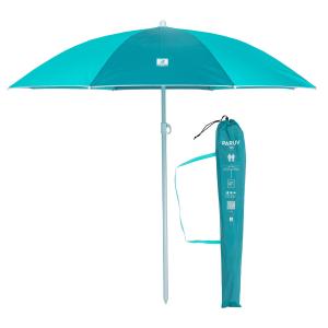 Parasol de plage PARUV 160 - Bleu vert