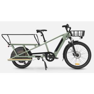 Vélo cargo R500E vert clair