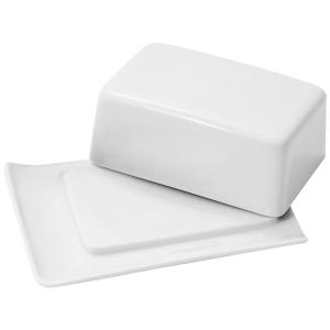 Beurrier avec couvercle MODULO BLANC