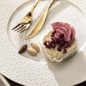 Service de table X12 Perles de rosées blanches