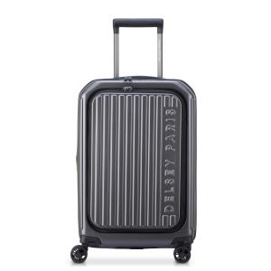 Valise court séjour Securitime extensible 55 cm - Noir