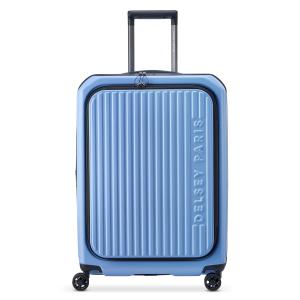 Valise moyen séjour Securitime extensible 66 cm - Bleu