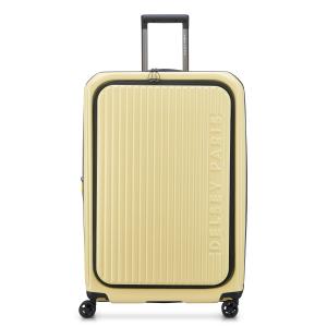 Valise long séjour Securitime extensible 77 cm - Jaune