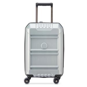 Valise cabine Rempart extensible 55cm argent