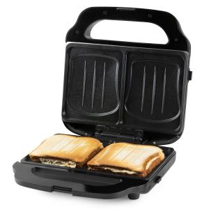 Croque gaufre Big snack XL 3 en 1 inox/noir