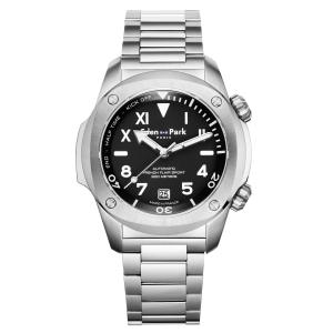 Montre homme Sport acier argenté 43mm