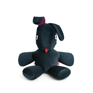 Lapin en peluche XXL CO9 XS Velcet - bleu pétrole