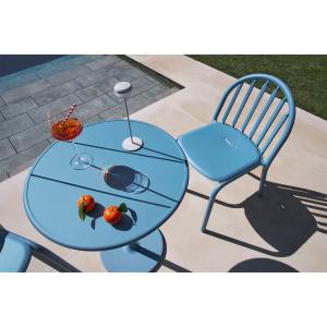 Table bistrot ronde Fred’s Bistreau Wave Blue