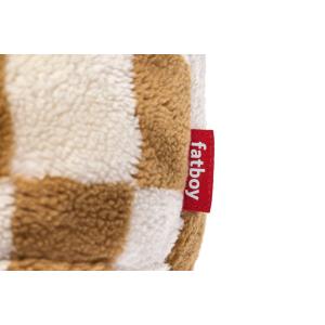 Pouf Point Teddy Chess marron