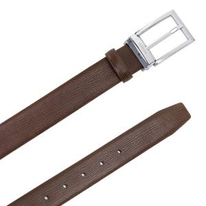 Ceinture homme Button marron