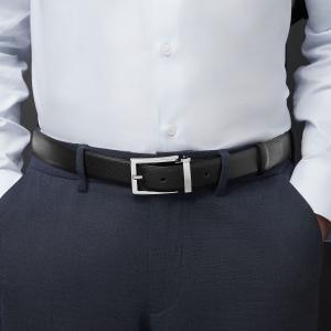 Ceinture homme Button noire