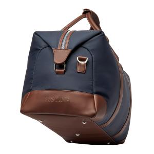 Sac de voyage Button navy et marron