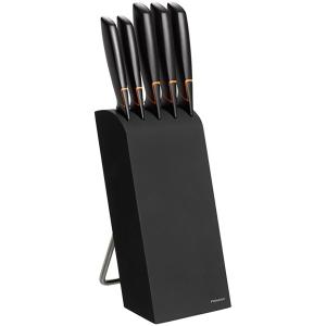Bloc 5 couteaux Edge noir