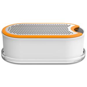Râpe avec boite Functional Form blanche/orange