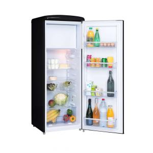 Réfrigérateur Retro Vintage armoire Noir 218L