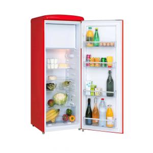 Réfrigérateur Retro Vintage armoire rouge 218L