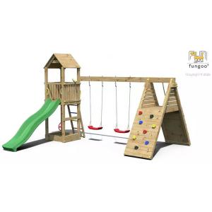 Aire de jeux FLEPPI avec mur d’escalade