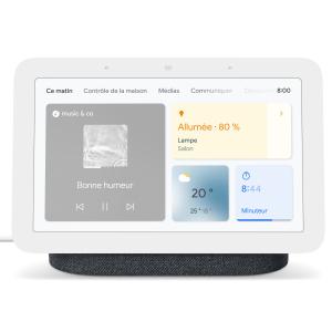 Enceinte avec assistant vocal Nest Hub 2 charbon