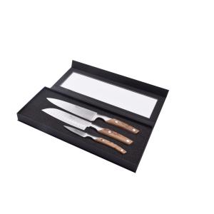 Coffret couteau X3 Le Thiers office, Santoku, Chef