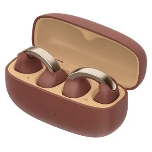 Ecouteurs bluetooth Ouverts clipsables Nearphones - marron