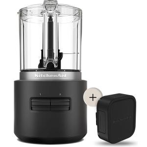 Hachoir sans fil KitchenAid GO noir réglisse