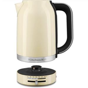 Bouilloire électrique Crème 1.7L - Temp. variable