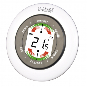 La Crosse Technology  – Thermomètre digital – WT138-W-BLI