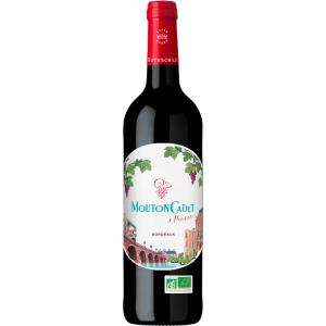 Vin rouge Mouton Cadet Rouge BIO Cuvée Pierre - 6 bts
