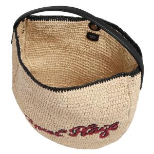 Sac Hobo M Summer mania Naturel / Noir