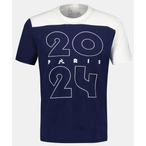 T-shirt homme Paris 2024 bleu nuit L