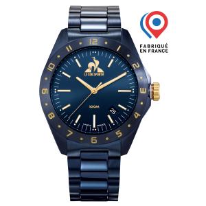 Montre homme Coq d’Or - Acier - Bleu