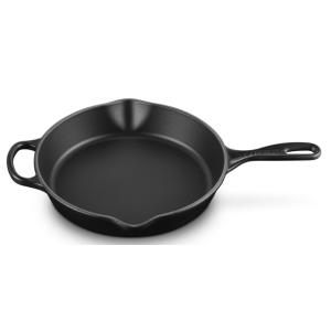 Skillet rond 26cm fonte émaillée - Noir mat