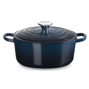 Cocotte Ronde 24cm Fonte émaillée - Nuit