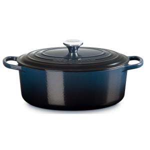 Cocotte ovale 31cm Fonte émaillée  Nuit