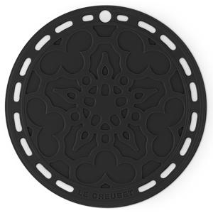 Dessous de plat Fleur 20cm Noir Ebène