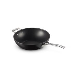 Poêle Wok Anti-Adhérente Les Forgées 57cmx31cm - Coloris : Noir