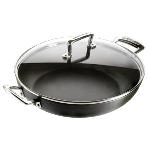 Sauteuse Les Forgées 30cm  avec Couvercle Noir