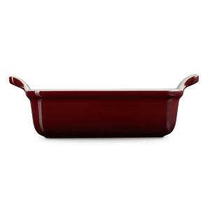 Plat rectangulaire Héritage 26 cm - garnet