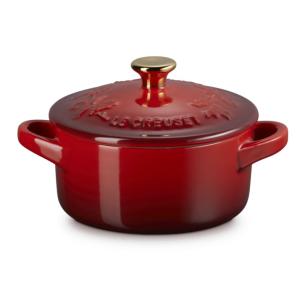 Mini cocotte 10cm Couronne enchantée cerise