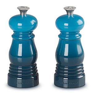 Set mini moulins poivre et sel Taille 11cm - Coloris Bleu