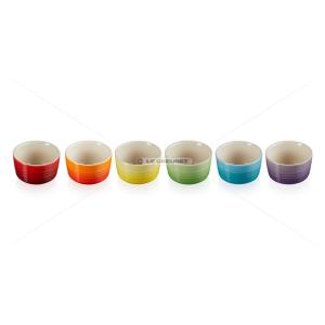 Set de 6 mini-ramequins Arc-en-ciel - 100 mL