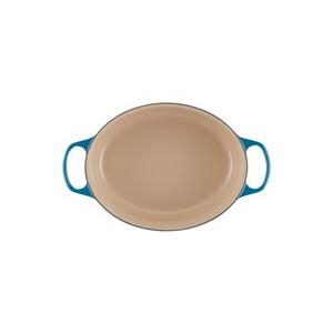 Cocotte ovale fonte émaillée 31 cm - deep teal